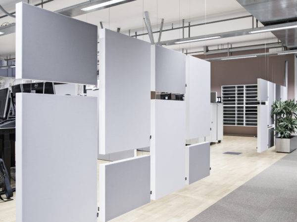 Supersonic Vertical panneau acoustique suspendu