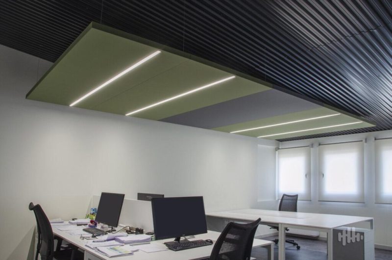 Silente LED Linear - luminaire acoustique