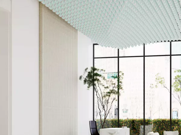 FLOCK CEILING - Baffle acoustique pour plafond