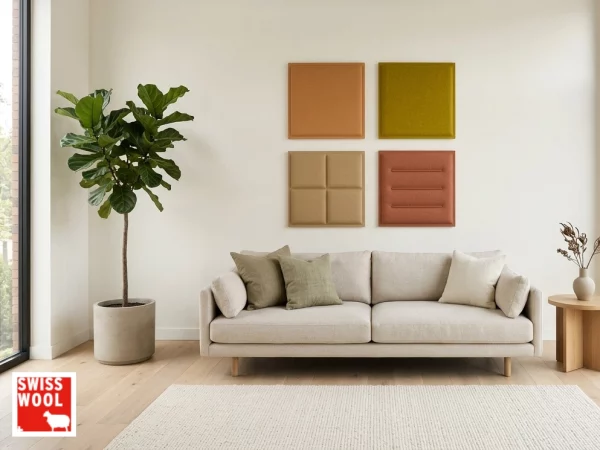 WOOPIES SQUARE - panneau acoustique en laine naturelle