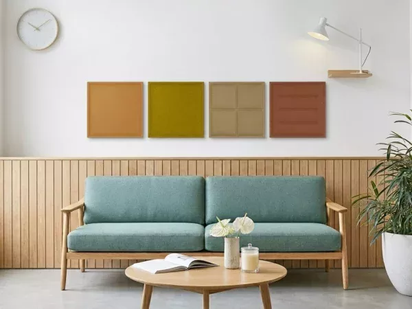 WOOPIES SQUARE - panneau acoustique en laine naturelle