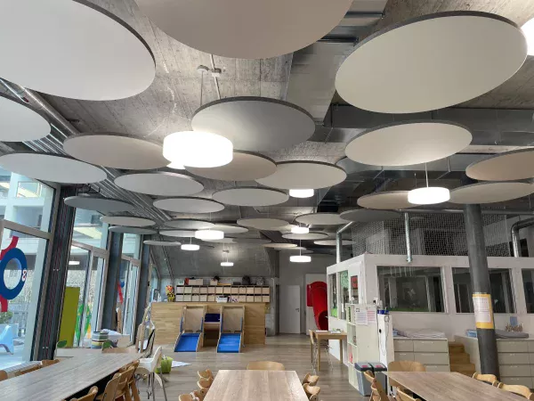 WOOPIES LIGHT PLAFOND - panneau acoustique en laine