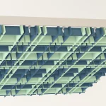BAFFLE PLAID - baffle acoustique design