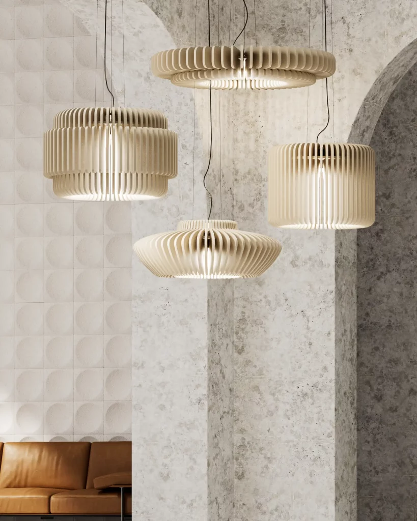 RAYA - luminaire acoustique design